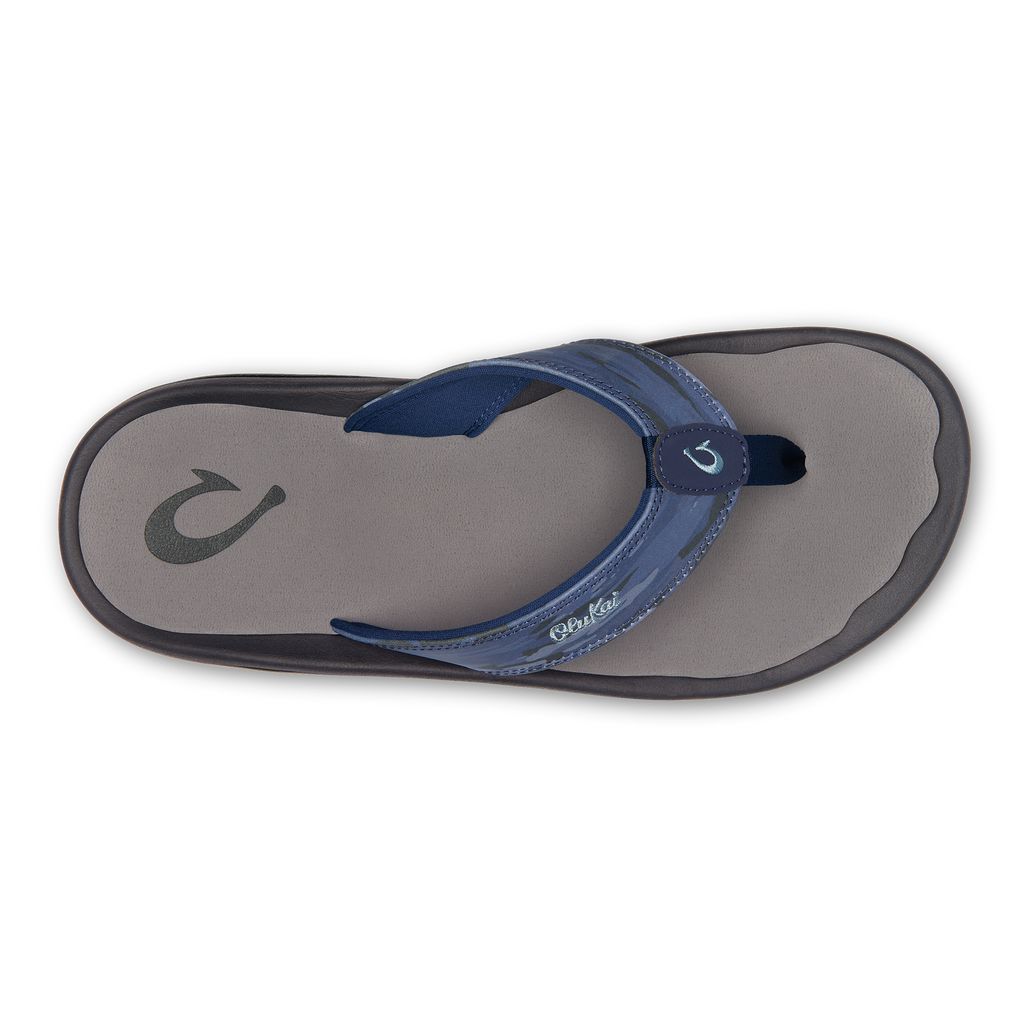 Men's Olukai Ohana Pa i Sandals Blue | MEKYNAI-59