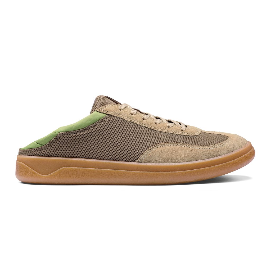 Men's Olukai Pūnini Sneakers Lemon | AZQMBFD-41