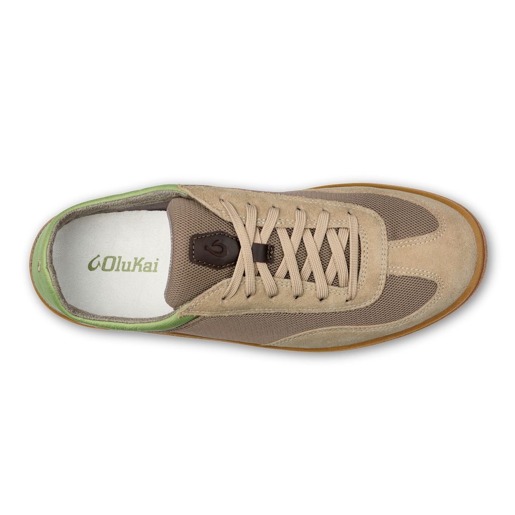 Men's Olukai Pūnini Sneakers Lemon | AZQMBFD-41