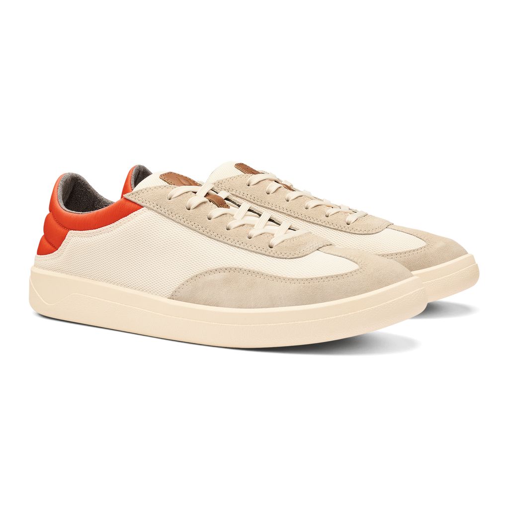 Men's Olukai Pūnini Sneakers White | LQRMJDT-78