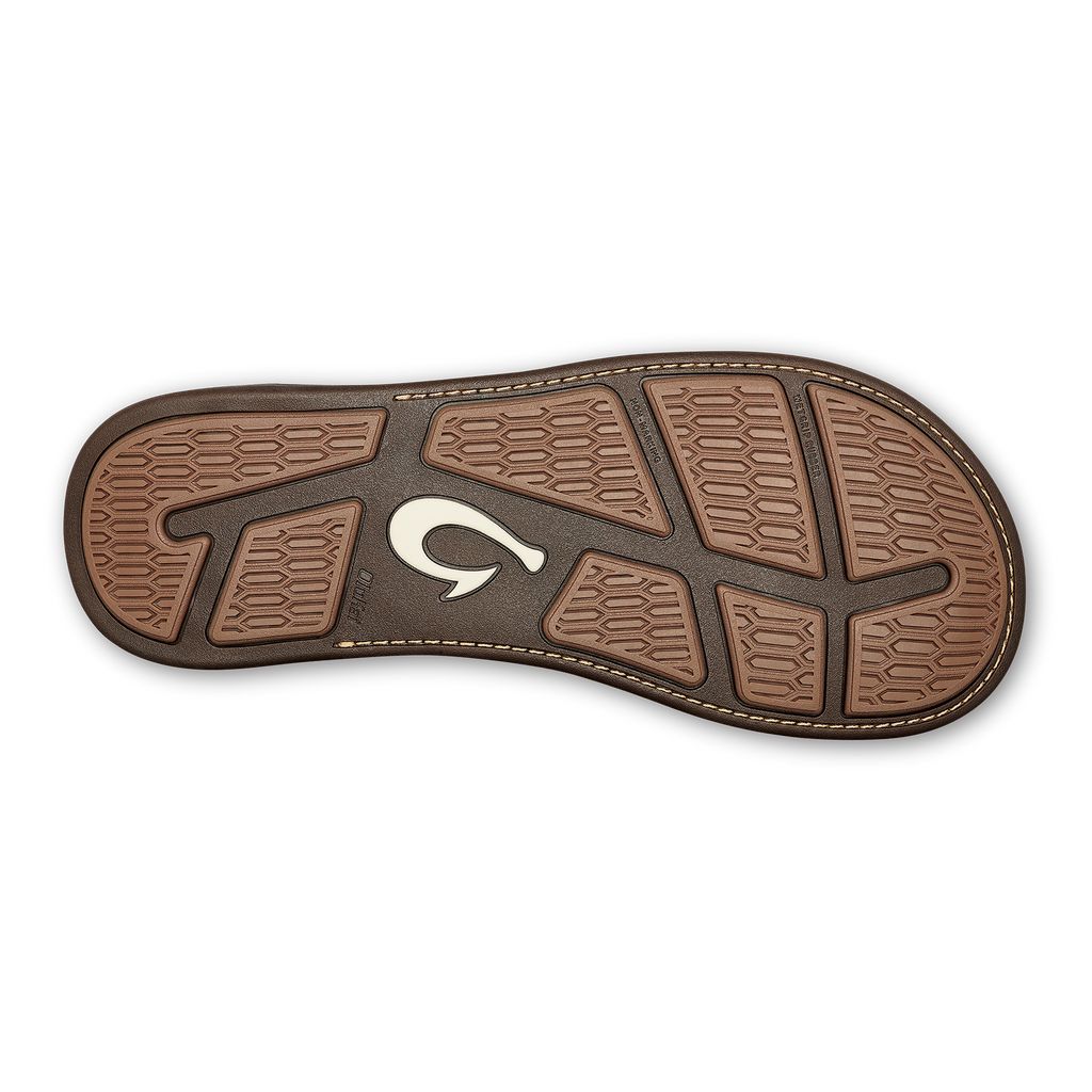 Men's Olukai Tuahine Sandals Brown | TRMSCEW-19