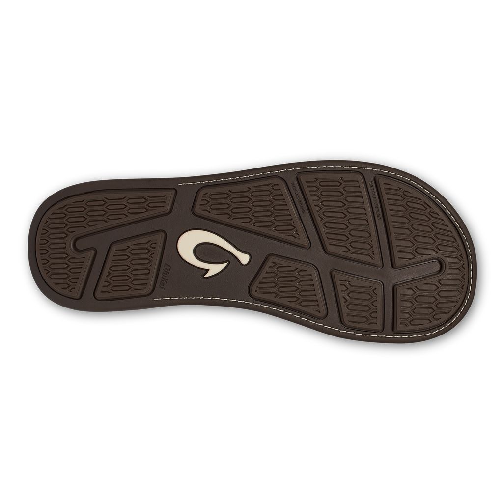 Men's Olukai Tuahine Sandals Brown | VAJKCDN-01