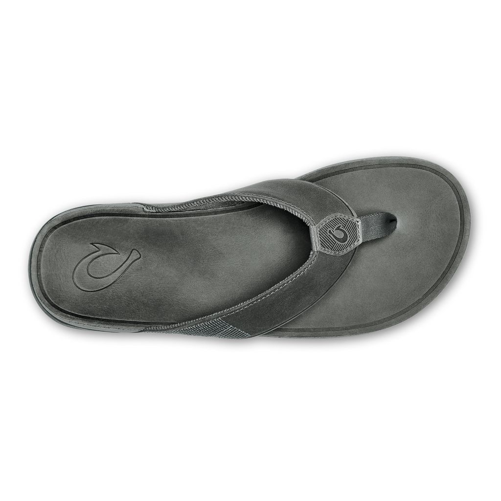 Men's Olukai Tuahine Sandals Grey | OJUHLVC-91