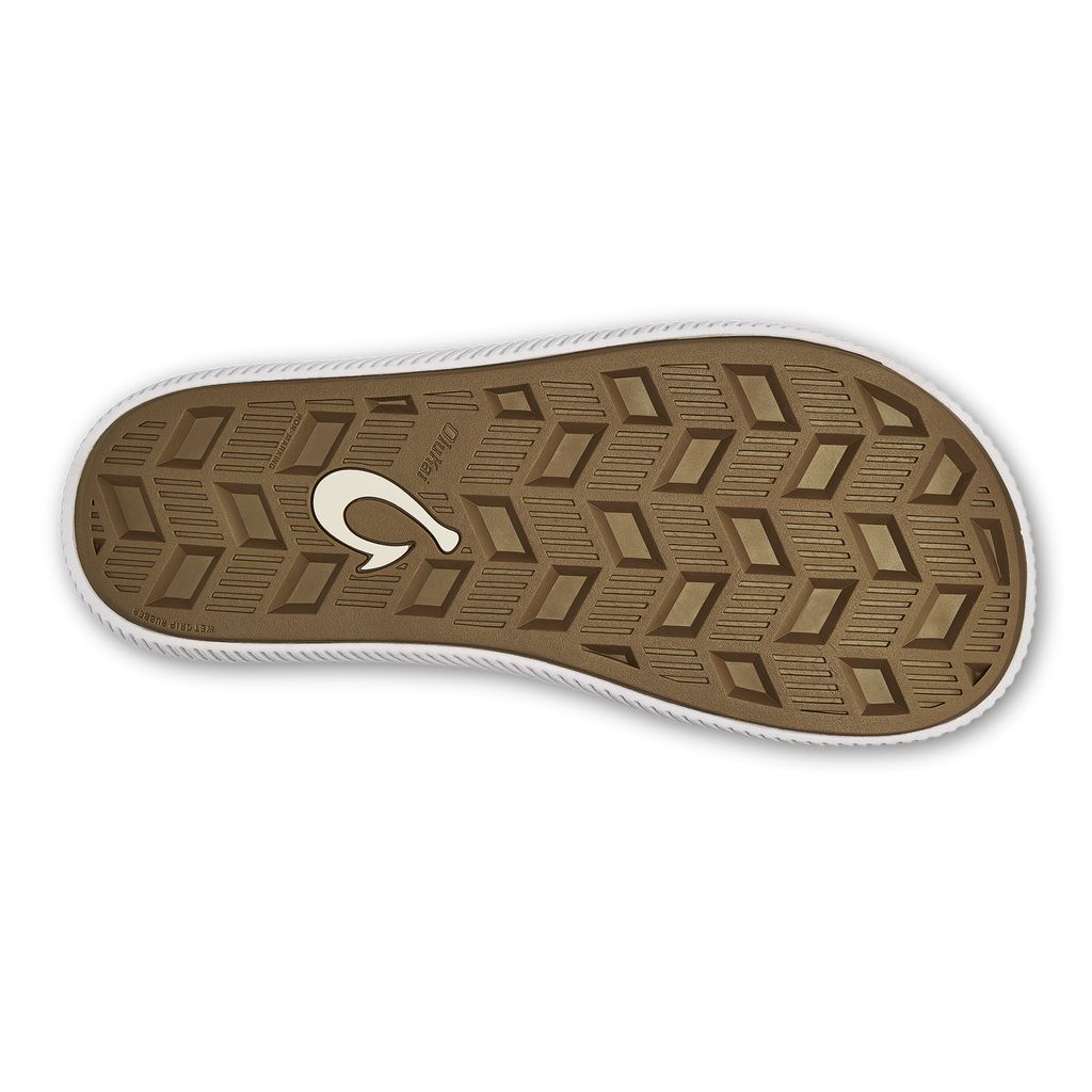 Men's Olukai Ulele Olu Sandals Black | UHSXBCE-32