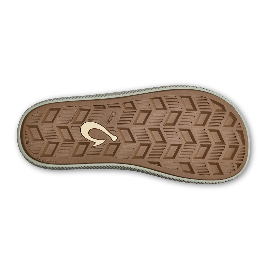 Men's Olukai Ulele Sandals Dark Brown | NTLHOBW-84