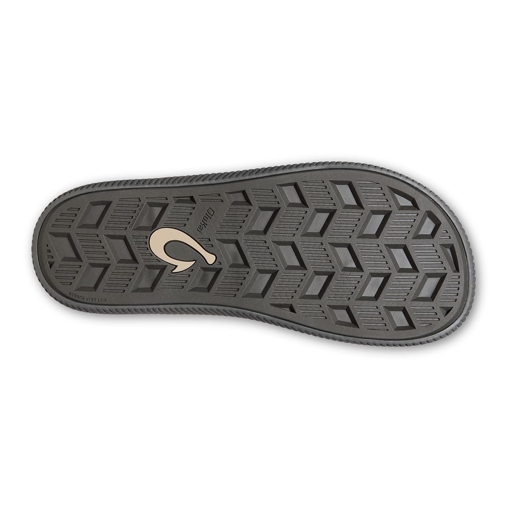 Men's Olukai Ulele Sandals Dark Grey | MTVJPOE-45