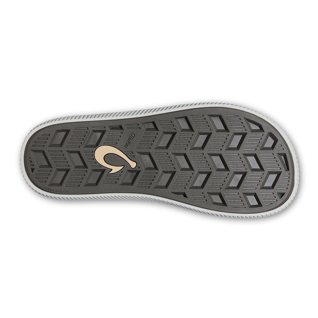 Men's Olukai Ulele Sandals Grey | QEUMLXG-84