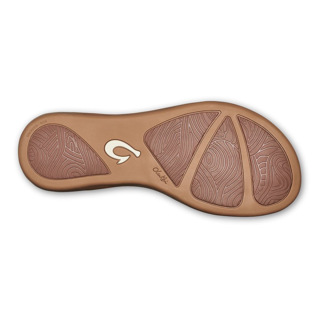 Women's Olukai Aukai Sandals Brown | DNMZYAL-81