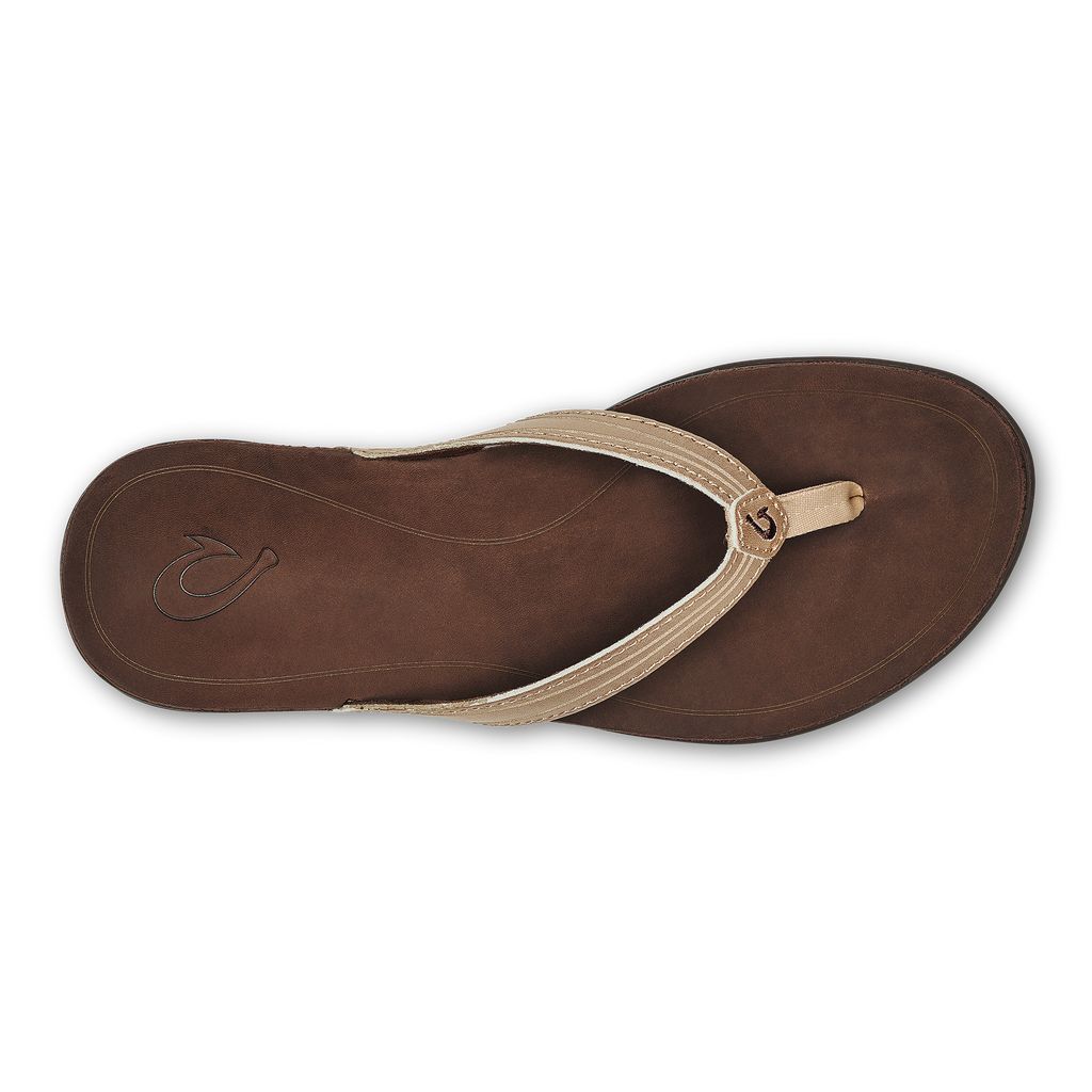 Women's Olukai Aukai Sandals Copper | ZAEMPIH-86