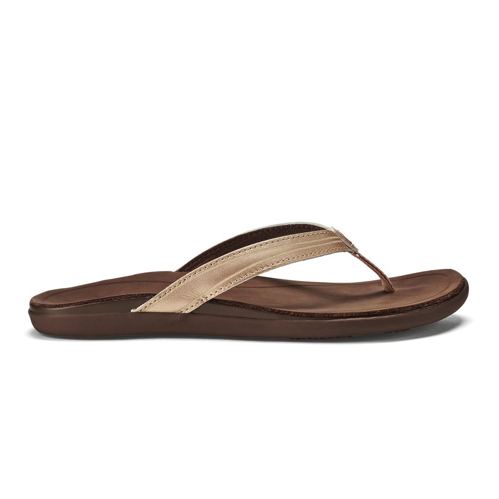 Women\'s Olukai Aukai Sandals Copper | ZAEMPIH-86