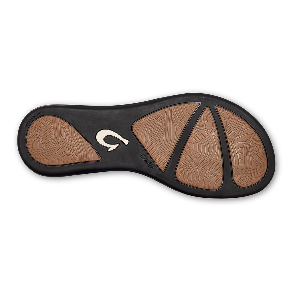 Women's Olukai Aukai Sandals Dark Brown | IENJPTF-69