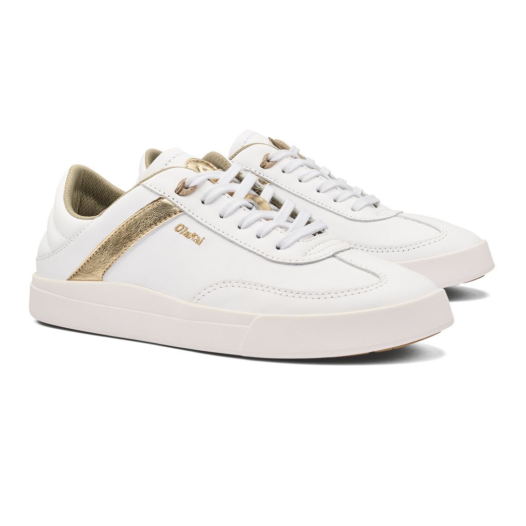 Women's Olukai Hā upu Sneakers White | RMPUGYX-07