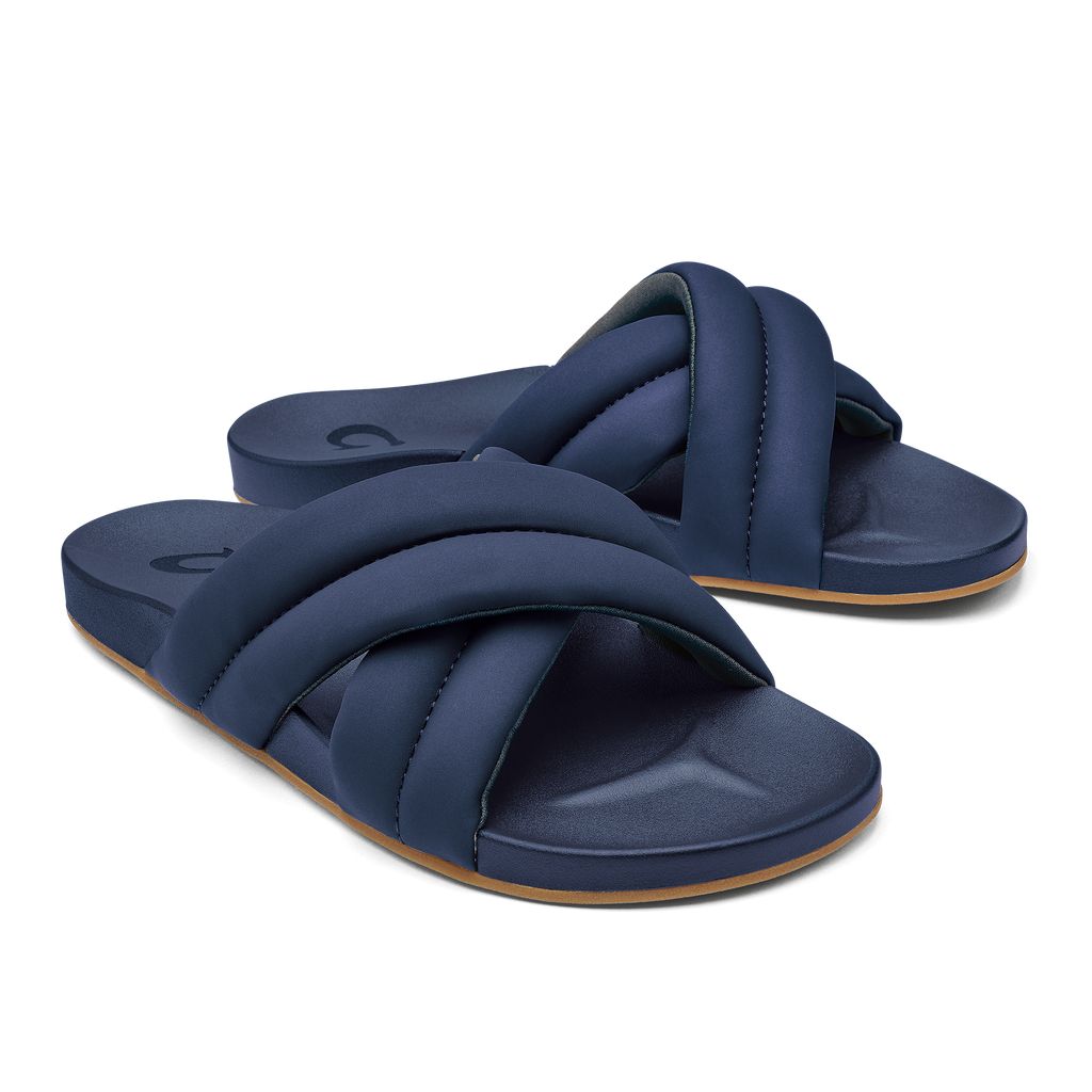 Women's Olukai Hila Sandals Blue | TMABDSG-68