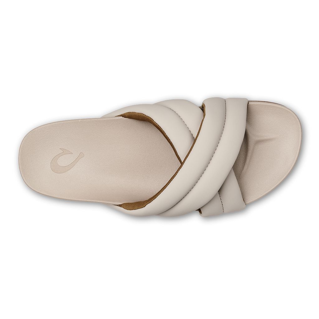 Women's Olukai Hila Sandals White | HPWBVRC-68