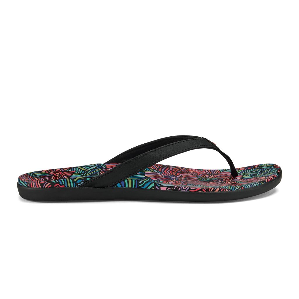 Women\'s Olukai Ho ōpio Hau Sandals Black | UPFMOYQ-79