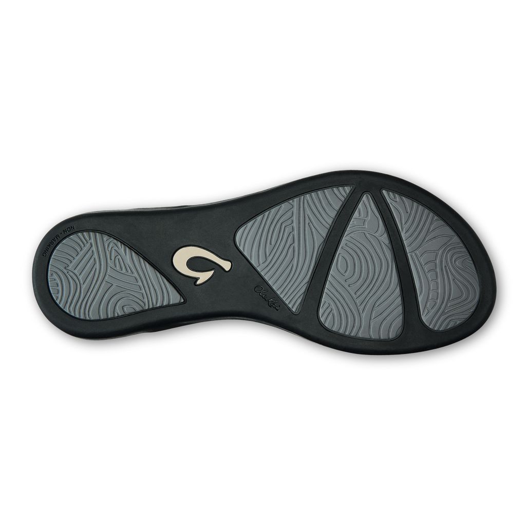 Women's Olukai Ho ōpio Leather Sandals Grey | OGHSFIT-63