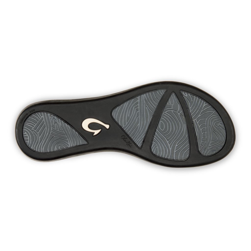 Women's Olukai Ho ōpio Sandals Black | KXCSVWY-75