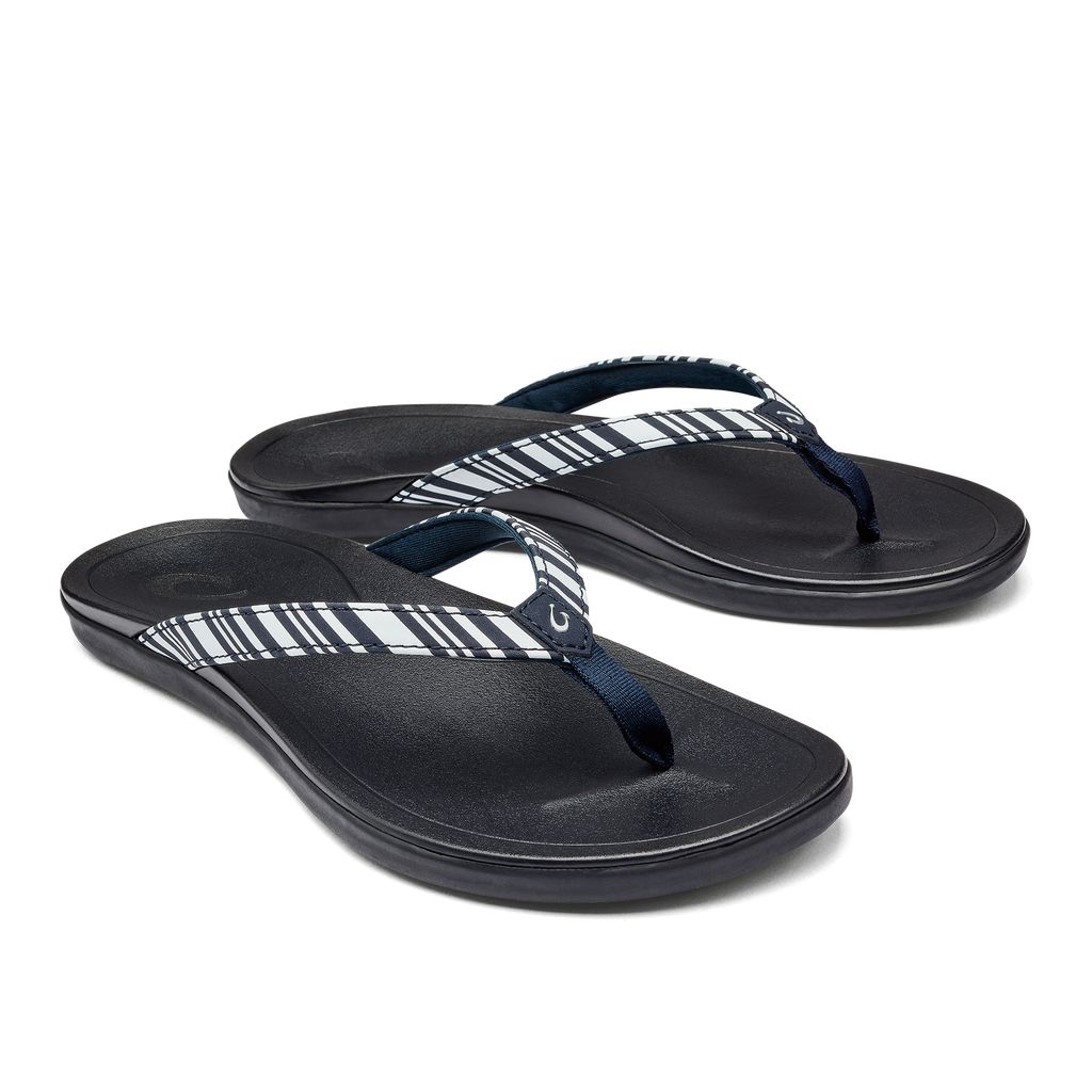 Women's Olukai Ho ōpio Sandals Blue | JFDVWKZ-93