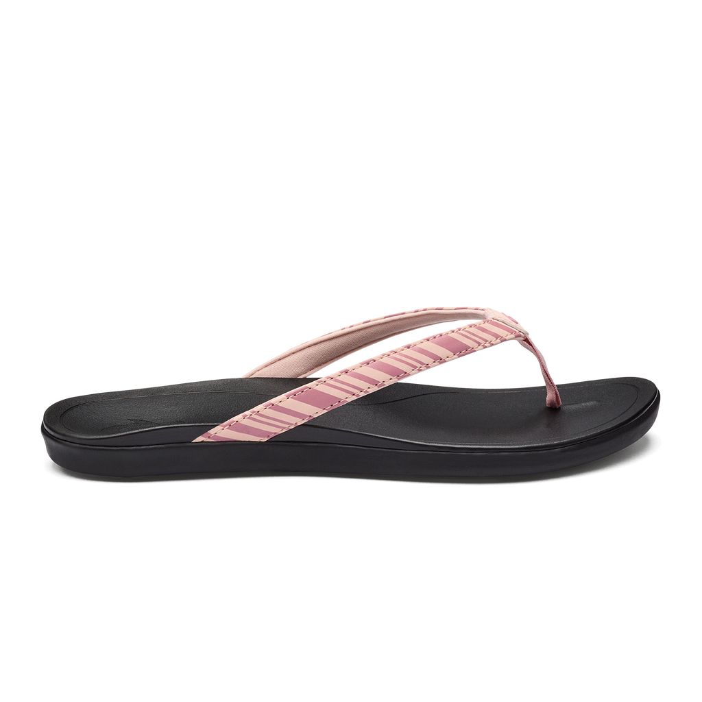 Women\'s Olukai Ho ōpio Sandals Pink | LCPYWSF-59