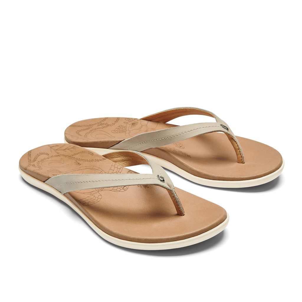 Women's Olukai Honu Sandals Brown | SEPZRYG-16