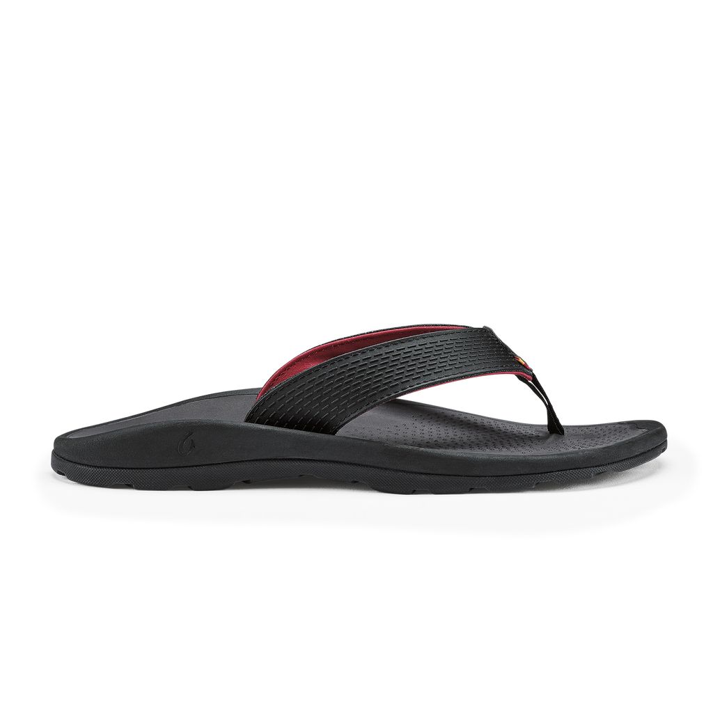 Women\'s Olukai Imaka Sandals Black | FVZMCKA-48