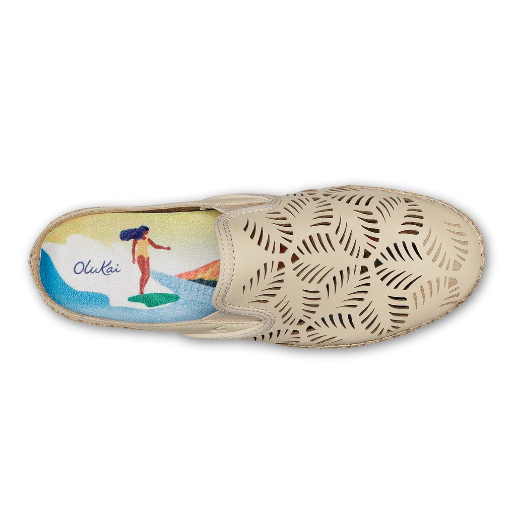 Women's Olukai Kaula Olu Ili Golf Shoes White | XTWIKFV-48