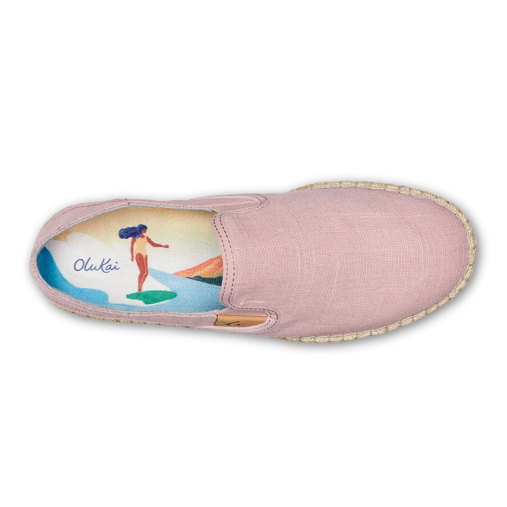 Women's Olukai Kaula Pa a Kapa Golf Shoes Pink | MKJQCXL-10