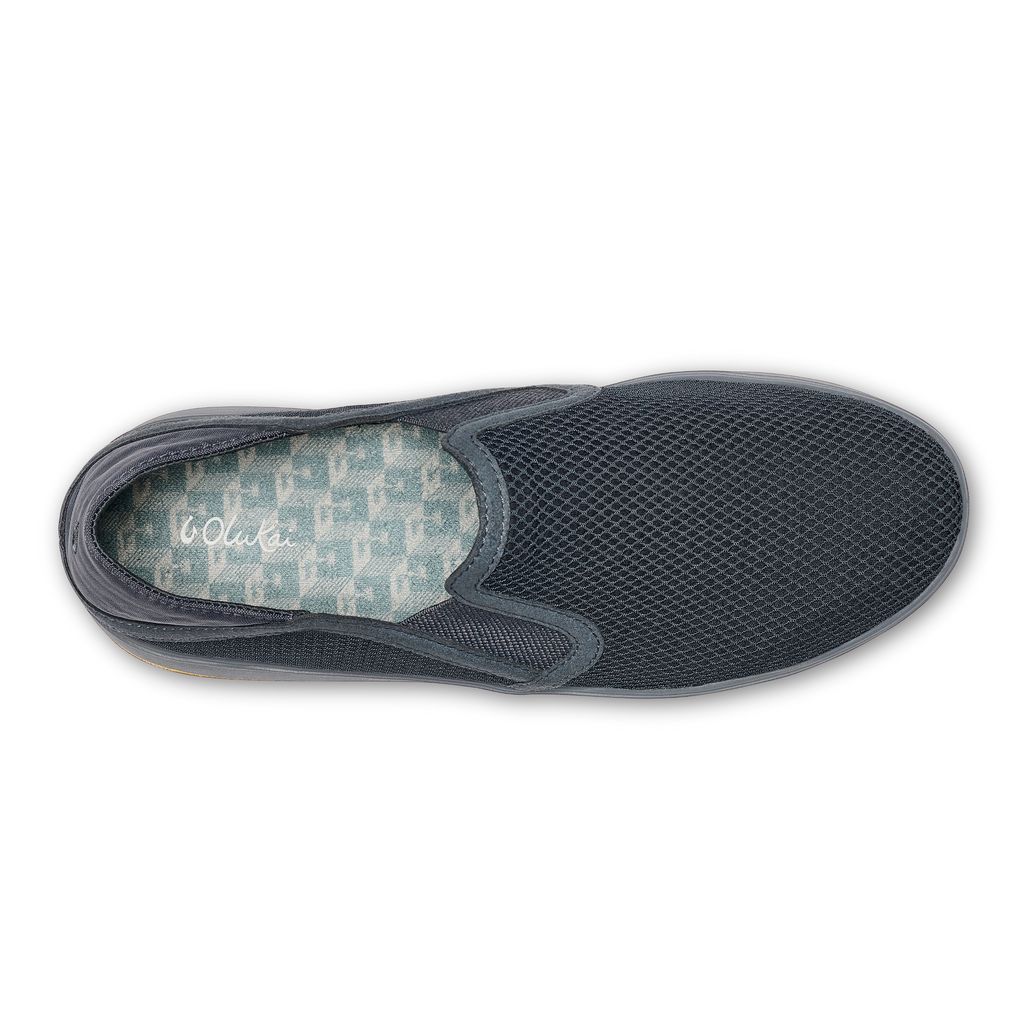 Women's Olukai Ki ihele Slippers Grey | QLAYZMD-03