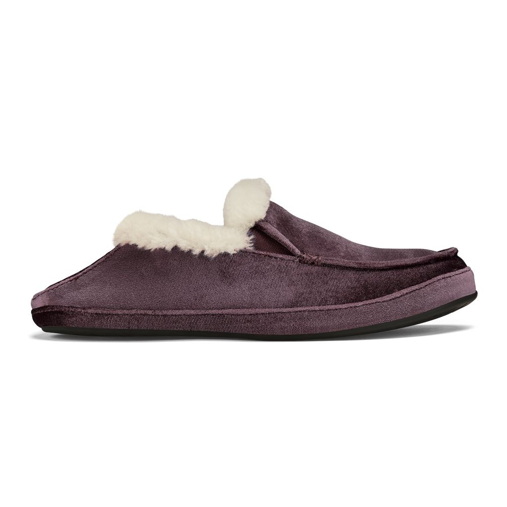 Women's Olukai Ku una Lānui Slippers Purple | XMEBNCD-98