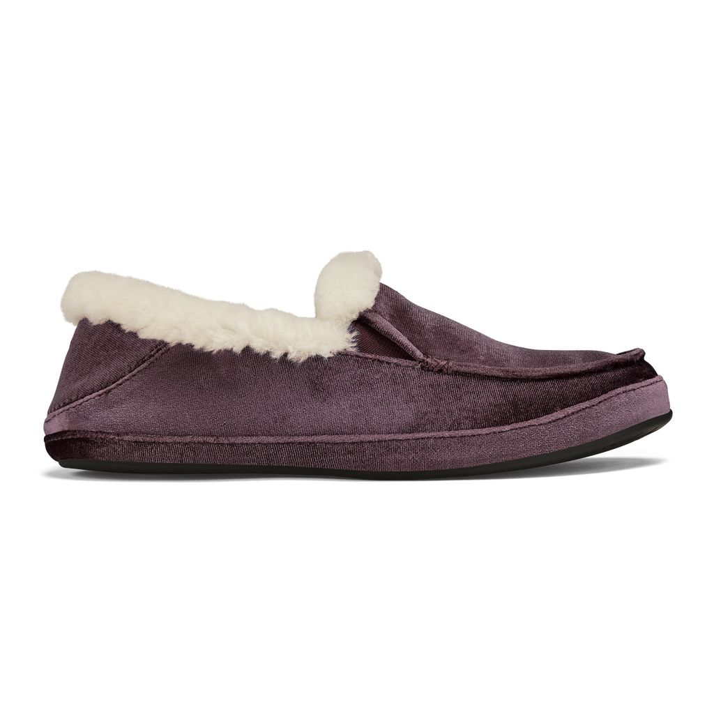 Women\'s Olukai Ku una Lānui Slippers Purple | XMEBNCD-98