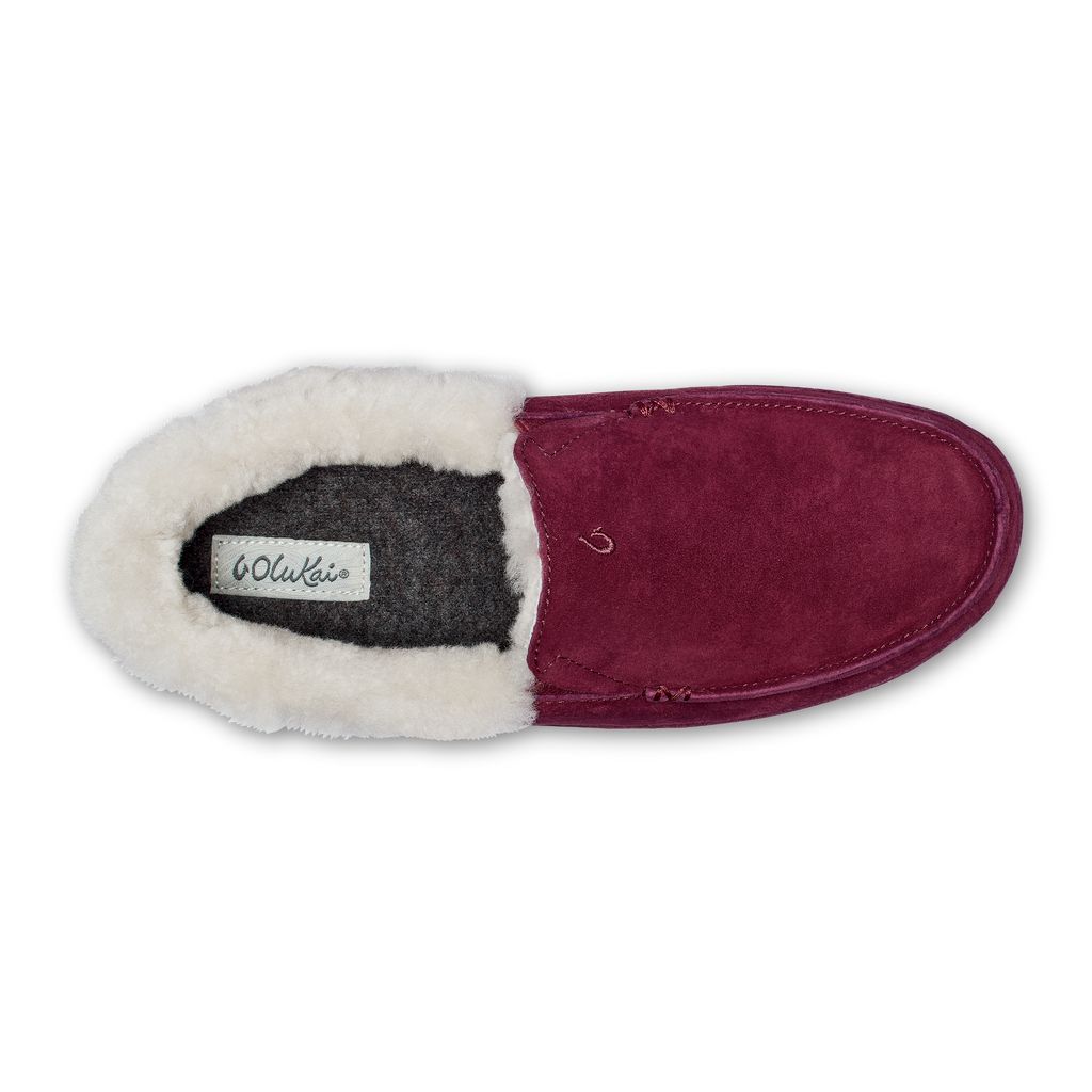 Women's Olukai Ku una Slippers Deep Purple | BEDSGLR-75