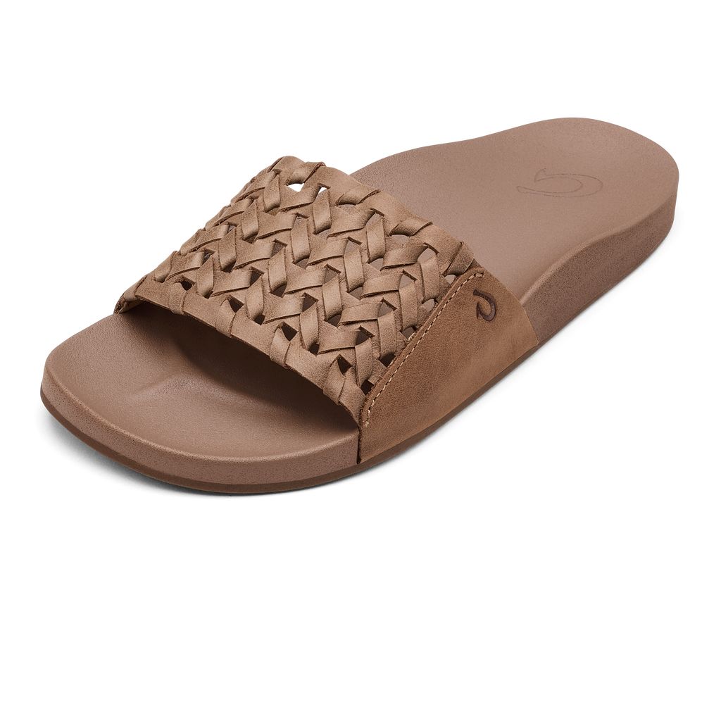 Women's Olukai Kāmola Sandals Brown | YQVTGKZ-49