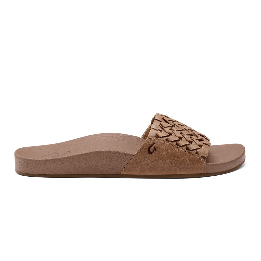 Women\'s Olukai Kāmola Sandals Brown | YQVTGKZ-49