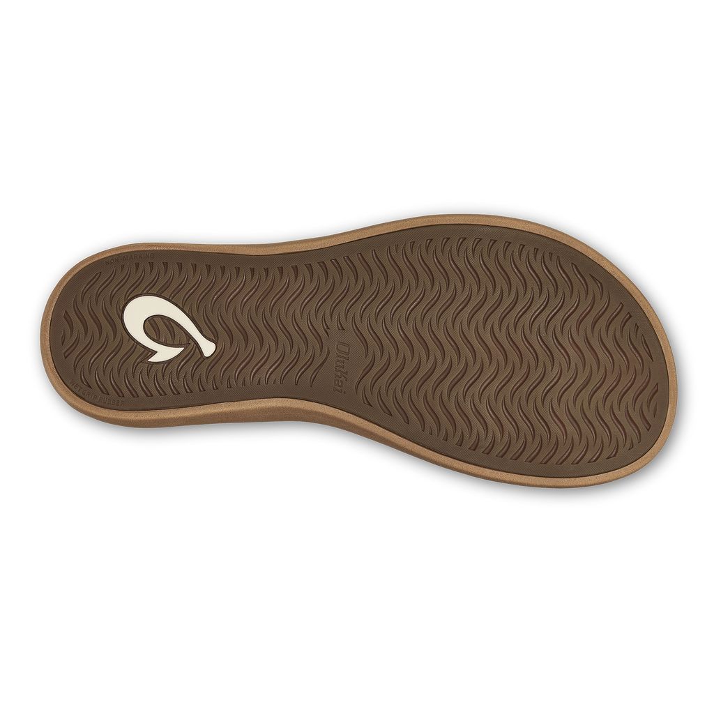 Women's Olukai Kāpehe Luana Sandals Brown | KWDNEZG-10