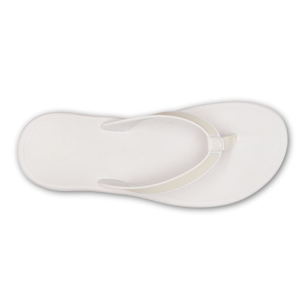 Women's Olukai Kāpehe Sandals White | QGAKMVZ-40