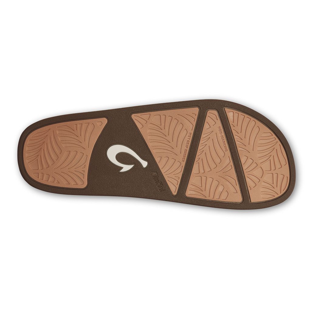 Women's Olukai Kīpe'a Heu Slippers Black | JLOUEYV-84