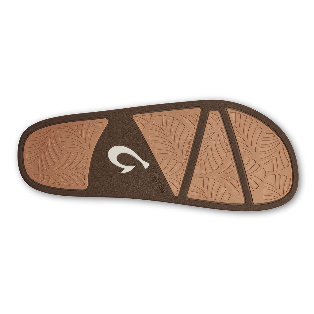 Women's Olukai Kīpe'a Heu Slippers Brown | UIRCQBA-64