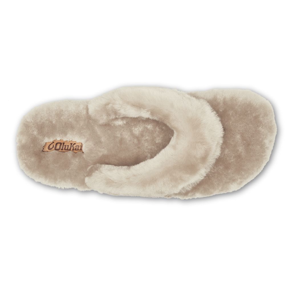 Women's Olukai Kīpe'a Heu Slippers White | VOHLBUS-62