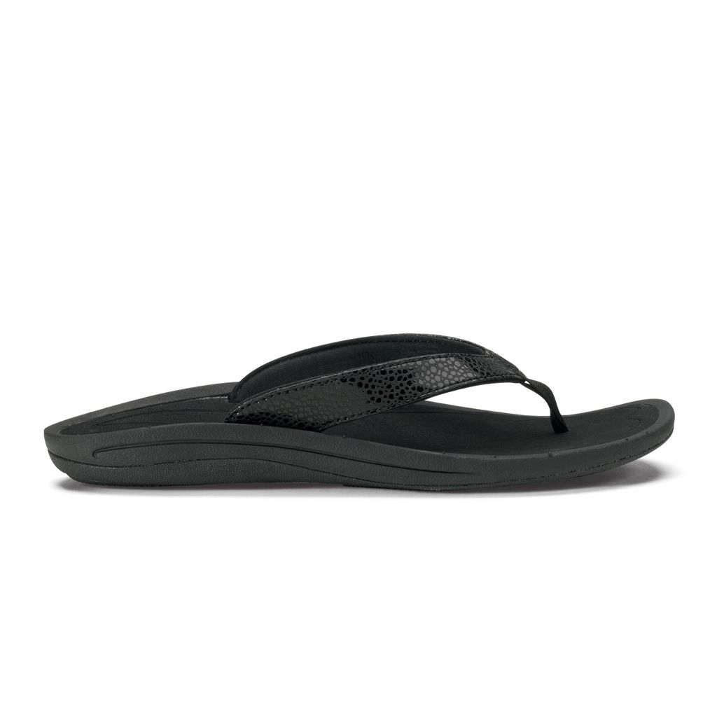 Women\'s Olukai Kūlapa Kai Sandals Black | VEDJGYB-79