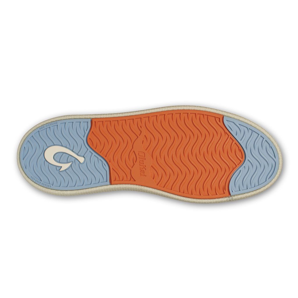 Women's Olukai Mahiki Slippers Blue | ZOGFVJA-53