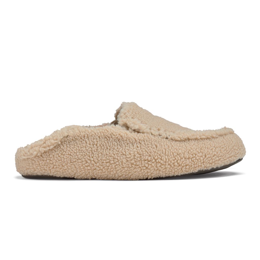 Women's Olukai Nohea Heu Slippers Beige | FPYICVA-68