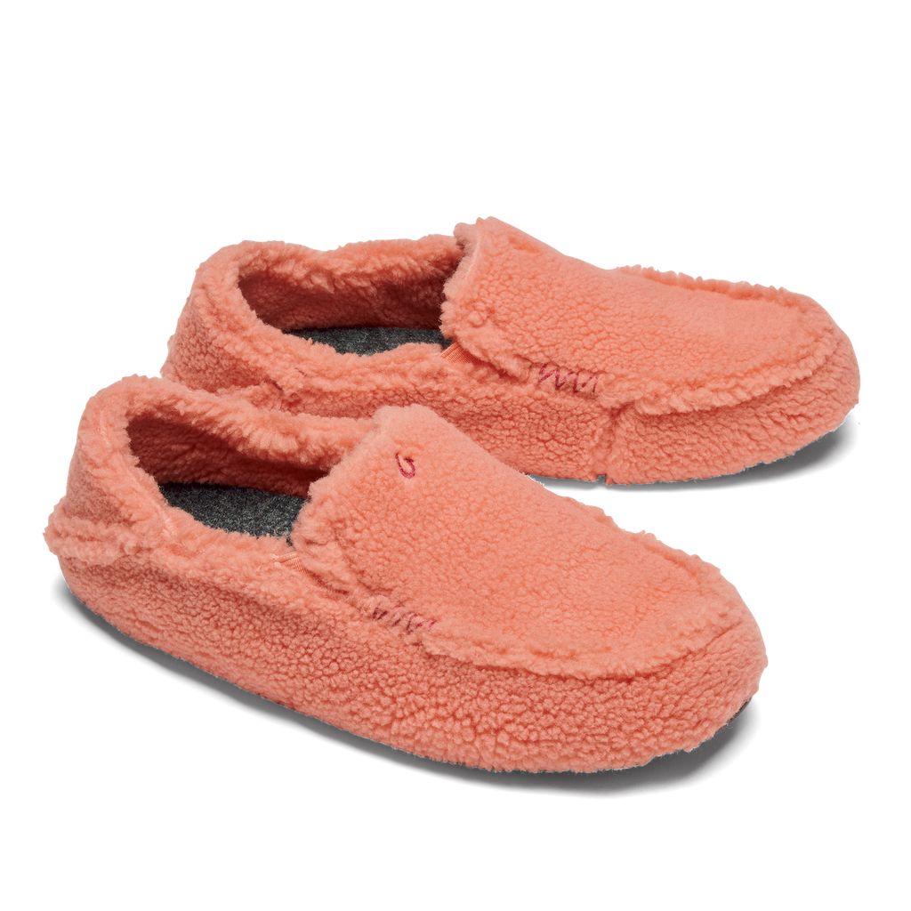 Women's Olukai Nohea Heu Slippers Pink | SMFBNXV-54