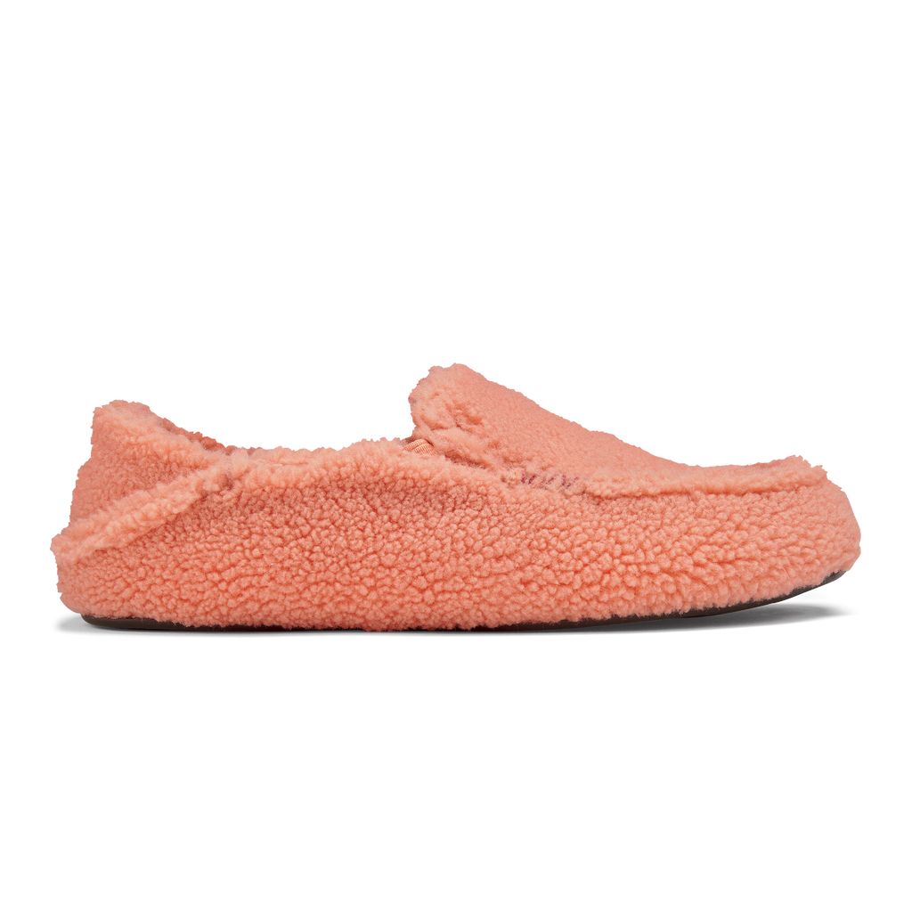 Women\'s Olukai Nohea Heu Slippers Pink | SMFBNXV-54