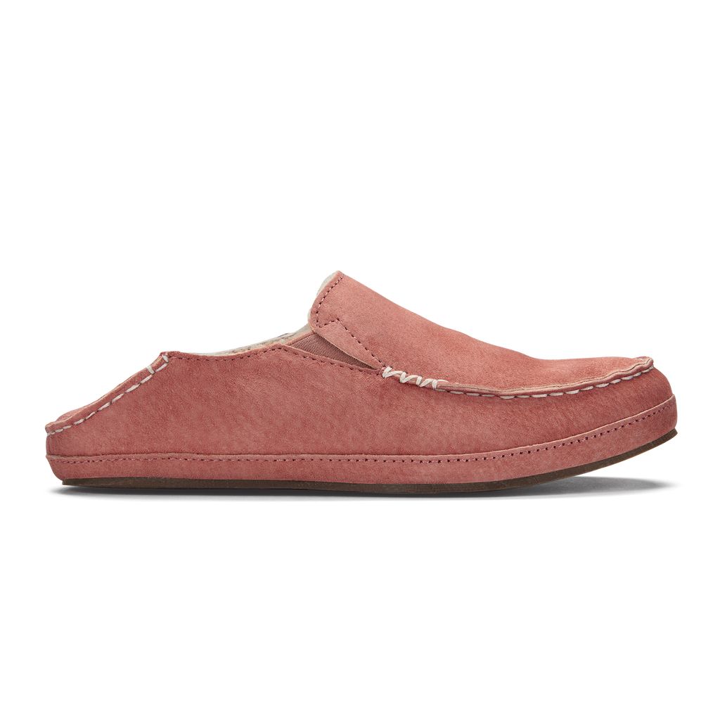 Women's Olukai Nohea Slippers Pink | XVWYDHC-48