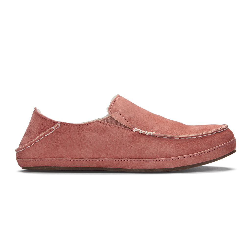 Women\'s Olukai Nohea Slippers Pink | XVWYDHC-48