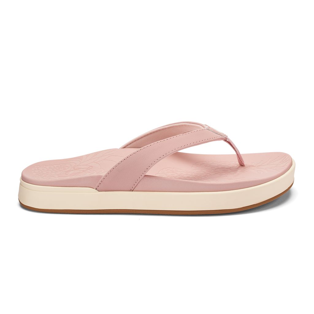 Women\'s Olukai Nu a Pi o Sandals Pink | CZNVTMX-71