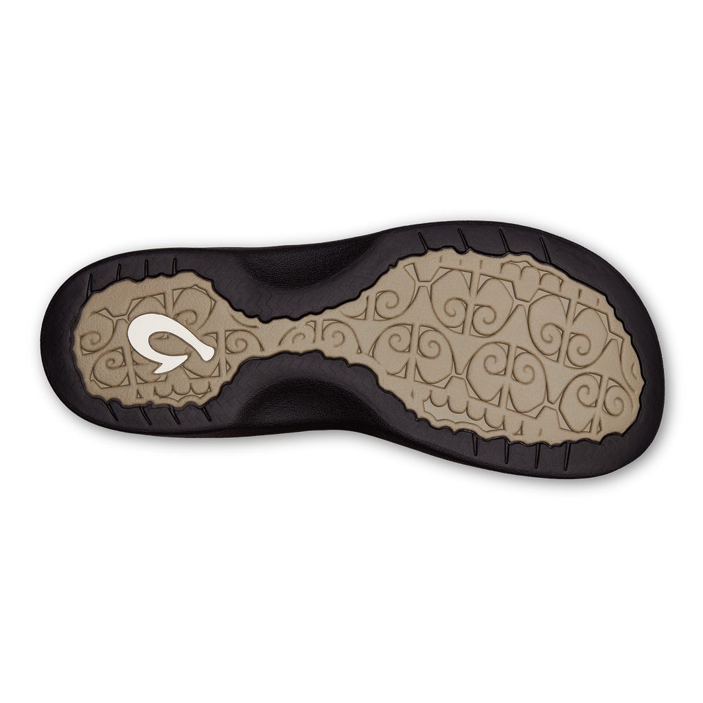 Women's Olukai Ohana Pa i Sandals Black | YTISNFQ-47