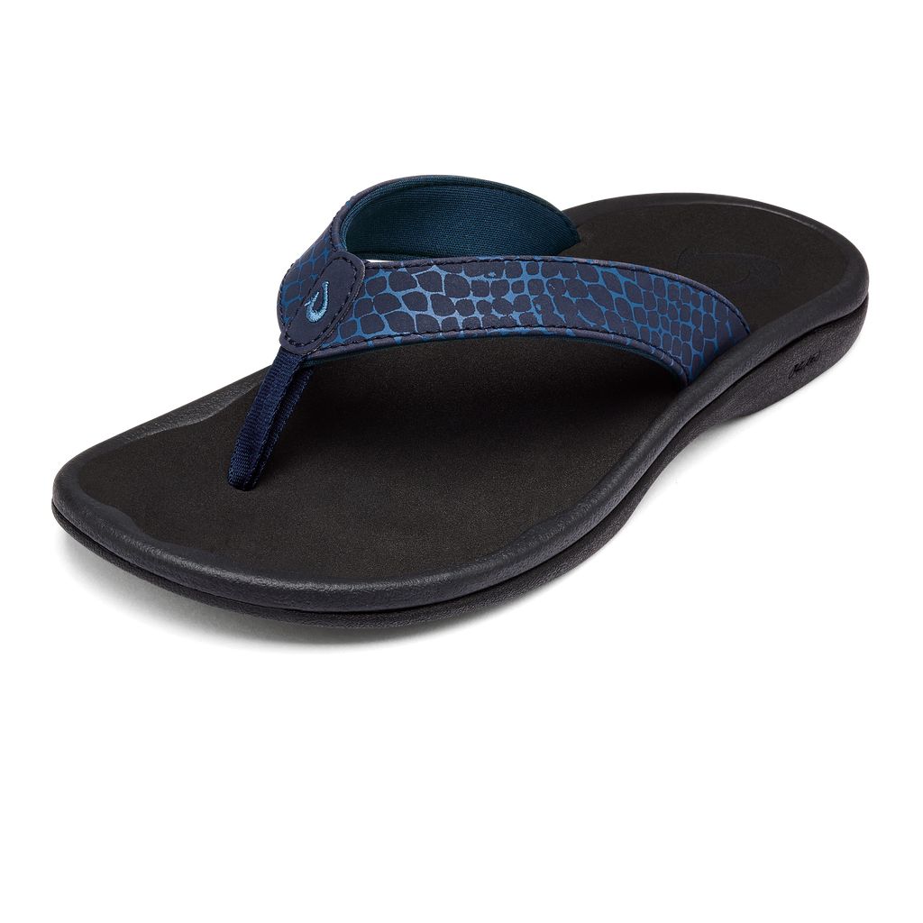 Women's Olukai Ohana Pa i Sandals Blue | GCNUSPL-50