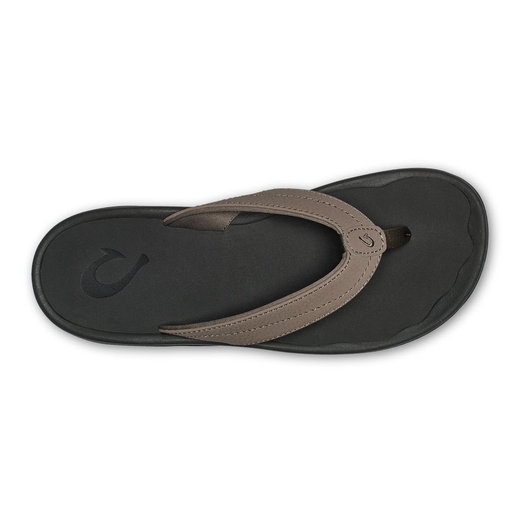 Women's Olukai Ohana Sandals Grey Brown | JEQYRFO-42