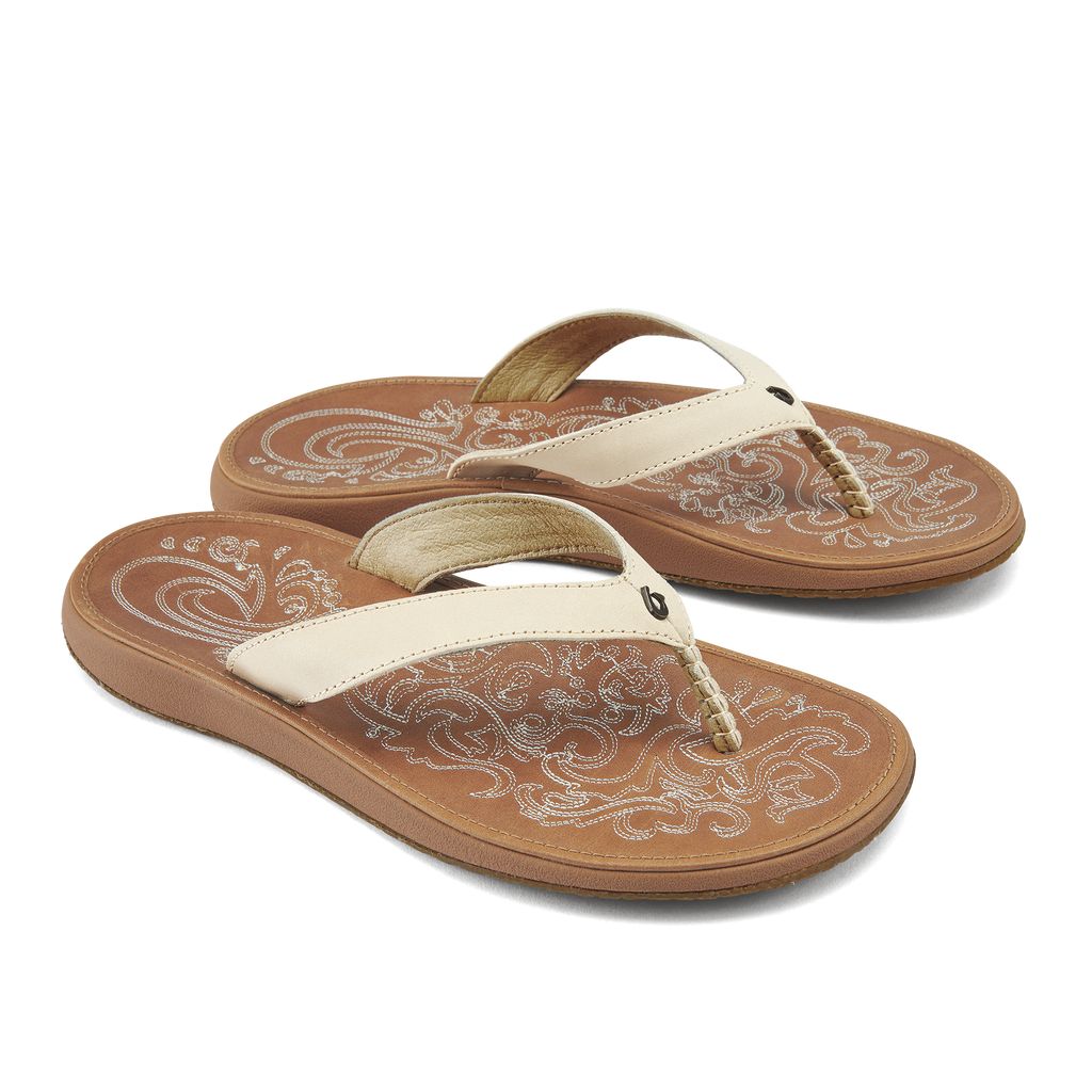 Women's Olukai Paniolo Sandals Brown | ILZYNMO-52